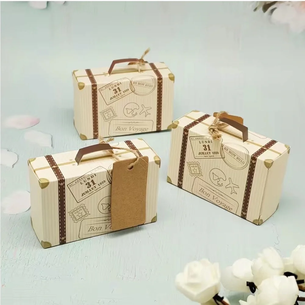 DIY Mini Suitcase Gift Boxes, Set of 5
